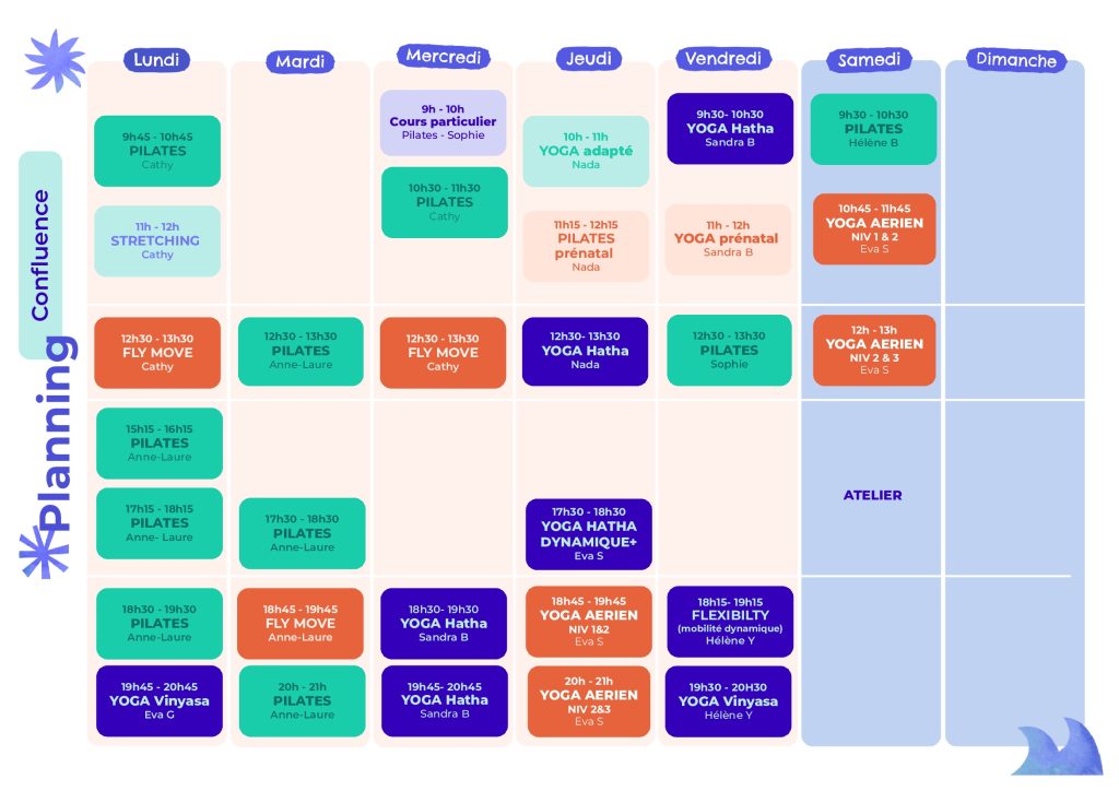 Planning Small Denuzière 2026